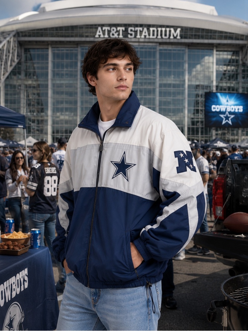 Vintage Dallas Cowboys Nutmeg Mills Jacket Men’s XL